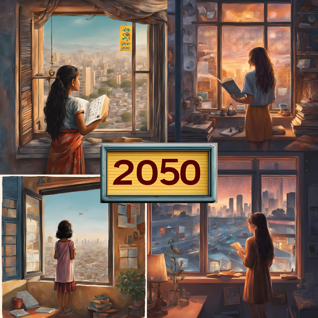 A young girl in a hundred-year-old Pakistan