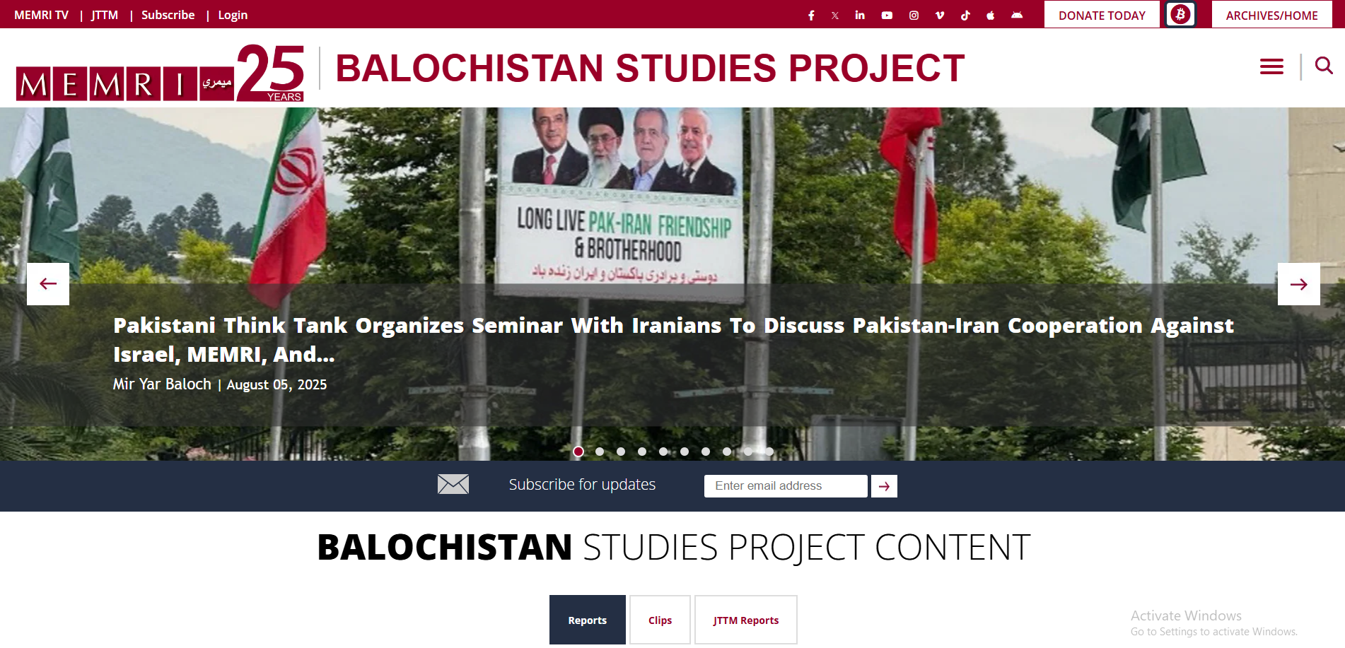 MEMRI the subversive organization