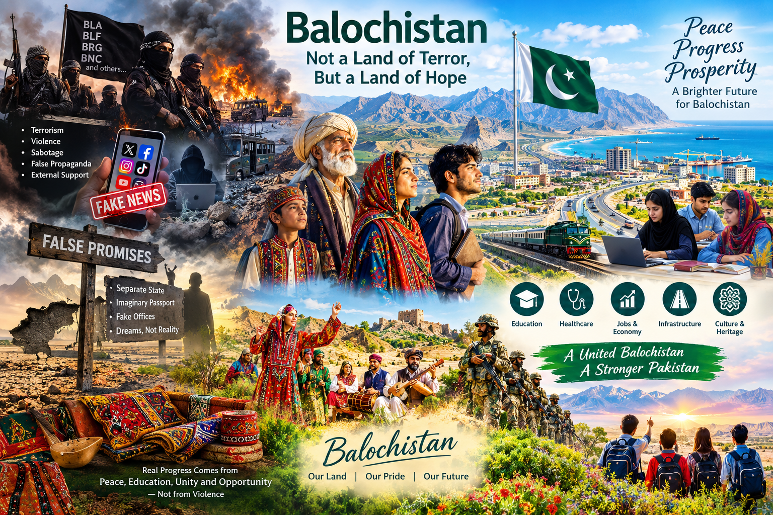 تخریب کاروں کے سبز باغ